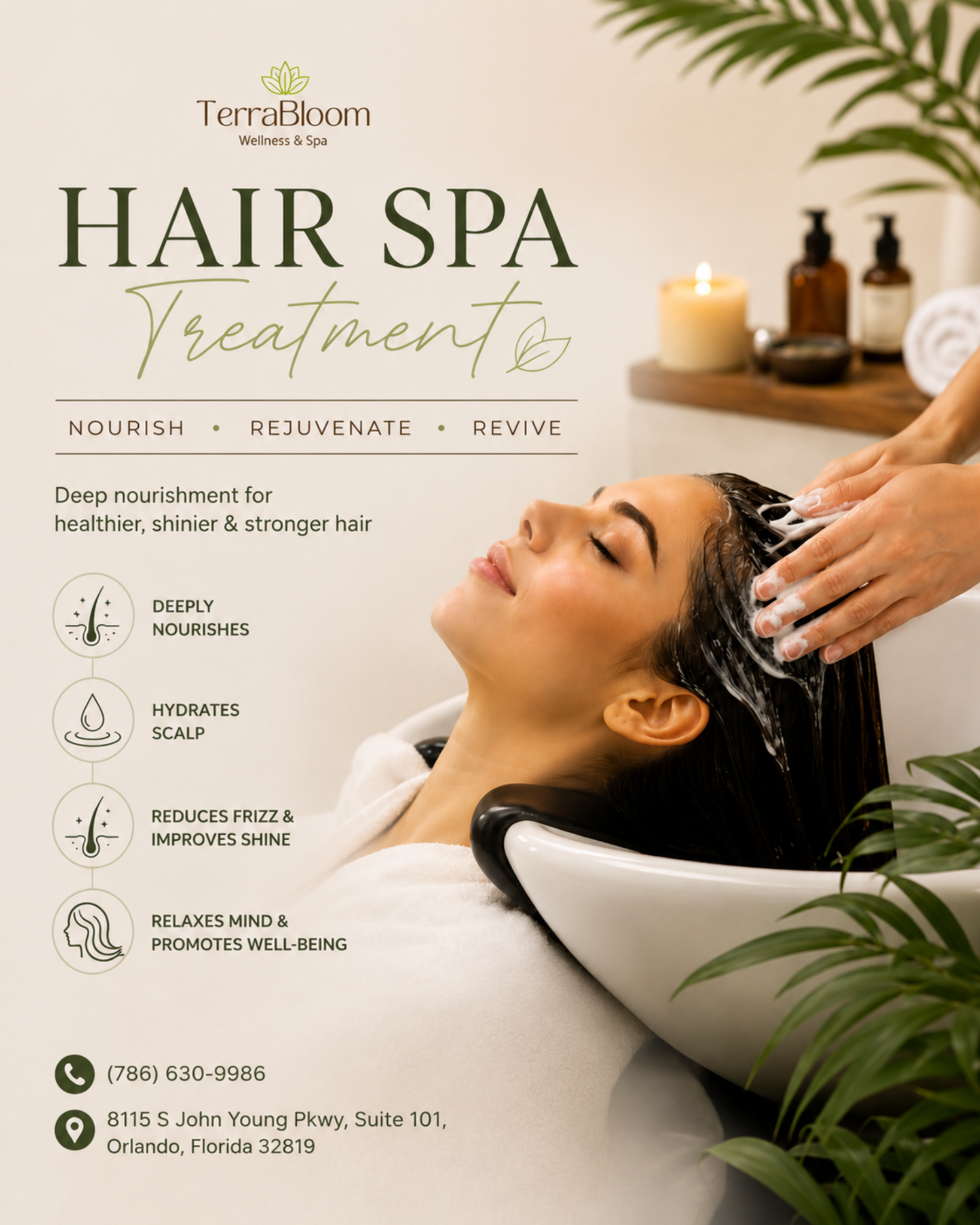 TerraBloom Hair Spa special